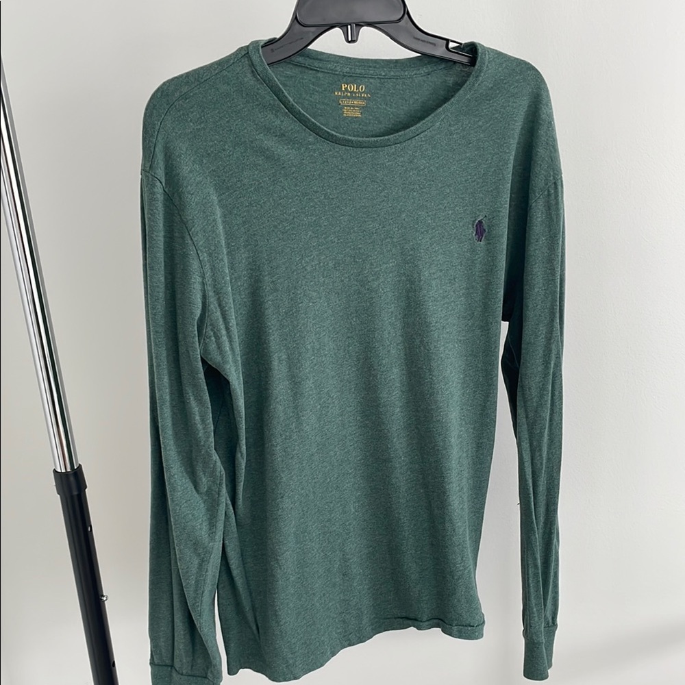Polo by Ralph Lauren Green Long Sleeve Tee